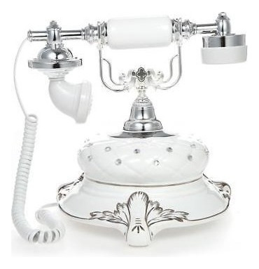 Teléfono Retro Color Blanco