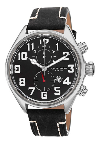 Reloj Para Hombres Akribos Xxiv Ak706ssb De Cuarzo Con