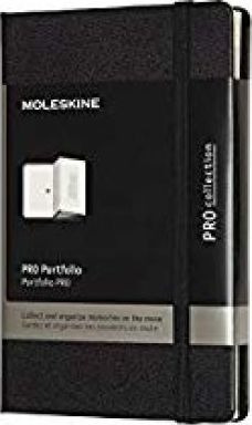 Pro Portfolio Pocket Black  Moleskine Hardbackaqwe
