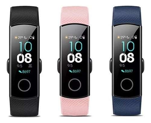 Reloj inteligente Huawei Honor Band 4 con funda azul transparente