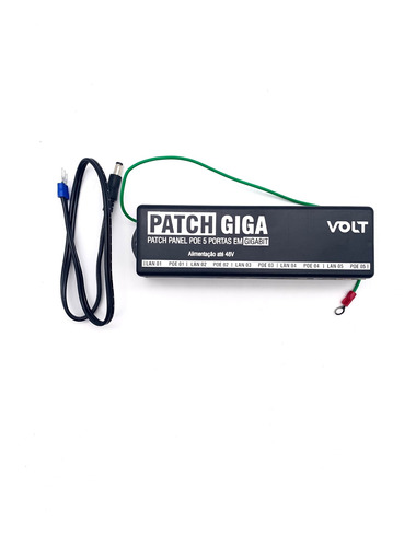 Patch Panel Poe 5 Portas Gigabit Ethernet