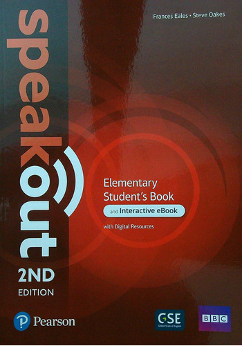 Speakout Elementary 2/Ed.- Student's Book + Interactive Ebook + Digital Resources Access Code, de Eales, Frances. Editorial Pearson, tapa blanda en inglés internacional, 2015