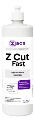 Polidor De Corte Z-cut Fast Massa De Polir - 1kg - Zacs