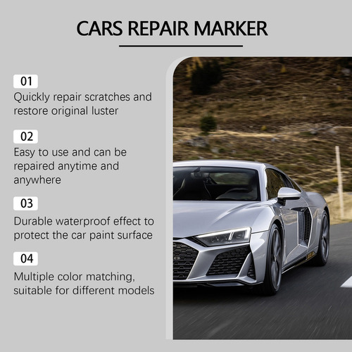 Bolígrafo De Reparación De Color, 10 Ml, Pintura De Coche, R
