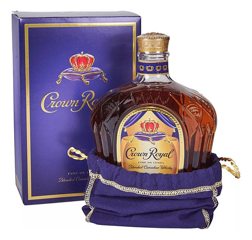 Whisky Crown Royal Deluxe 1 Litro Con Estuche Importado