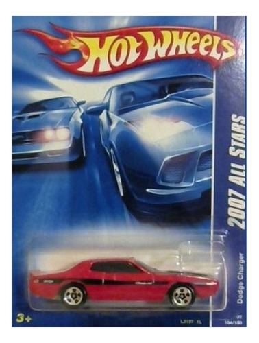 Hot Wheels 2007 - Dodge Charger - H. W. Stars #154/156 Rojo