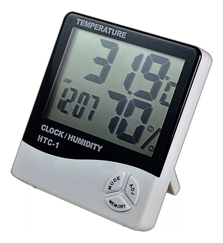Termohigrometro Relog Alarma Termometro Medidor De Humedad