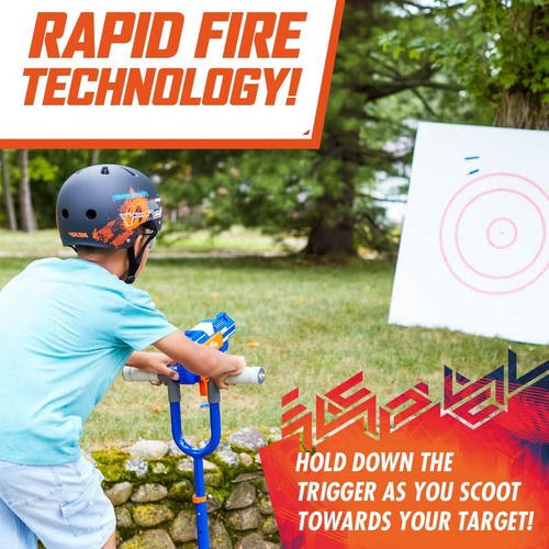 Flybar Nerf Blaster Scooter Para Niños: Scooter Plegable, Aj