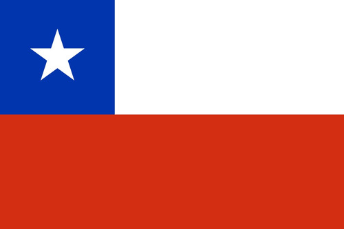 Bandera  De Chile 1,50mt X90cm