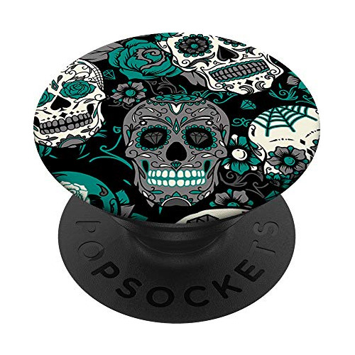 Sugar Skull - Popsockets Pop Del Día De Los Muertos En Negro