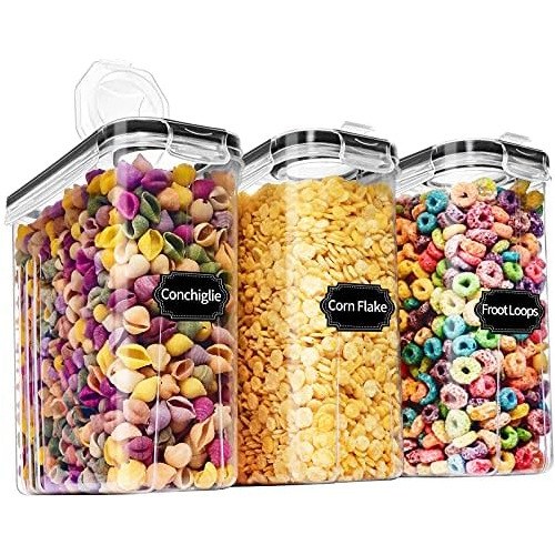 Cereal Containers Storage, Airtight Food Storage Contai...