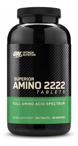 Amino Optimum Nutrition 320 Tabs/160 Servicios!importado Usa