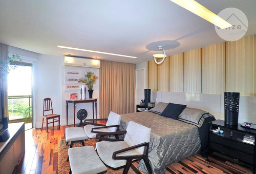 Imagem 16 de 30 de Apartamento Com 3 Suítes, Andar Alto, Vista Mar E Reserva, À Venda No Itaúna Gold No Condomínio Pedra De Itaúna Na Barra Da Tijuca Com Total Infraestr - Ap0058