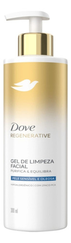 Dove Regenerative Gel De Limpeza Pele Sensível Oleosa 300ml Oleosa Dia/noite