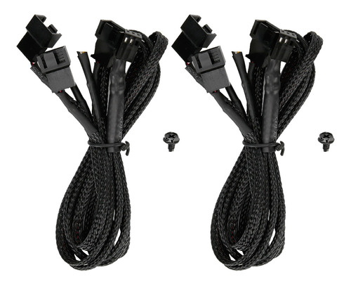 Imagen 4 de 10 de 2 Juegos De Concentrador De Enfriamiento 3pin/4pin Fan Pwm C