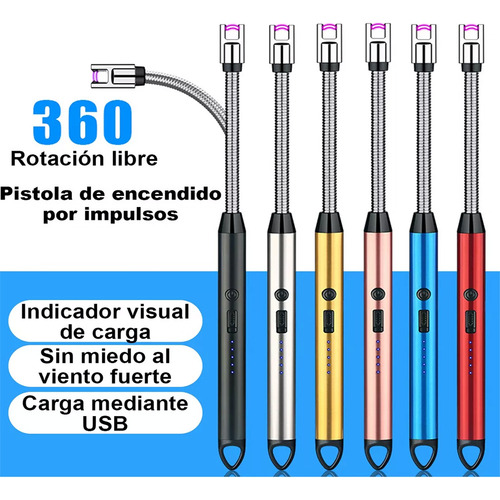 Bojoom 2pzs Recargable Encendedores Eléctrico De Plasma Multiusos Encendedor De Plasma Encendedor Electrico Ensendedores Usb Encendedor Plasma(negro)