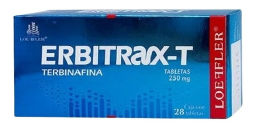 Terbinafina Erbitrax-t De 250mg Caja Con 28 Tabletas