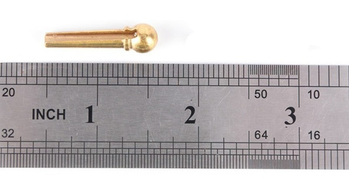 Imagen 7 de 7 de 6 Pins De Metal Para Guitarra Electroacústica - Dorados