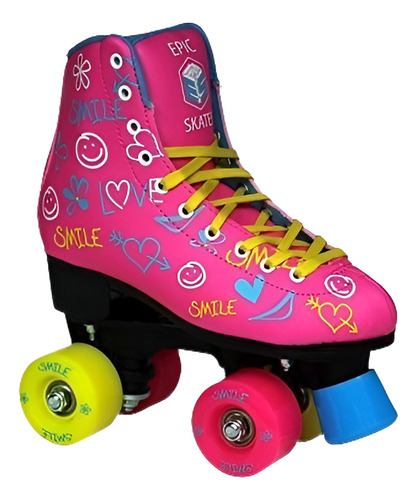 Patines De Ruedas Epic Skates Blush Quad, Rosa, Niños Tamaño