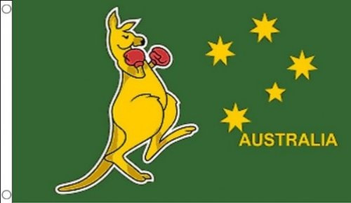Bandera Australiana Az Flag Boxing Con Diseño De Canguro, 3