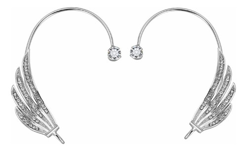 2pcs Pendientes De Clip Para Mujer Gancho Sin Clip De Hueso 