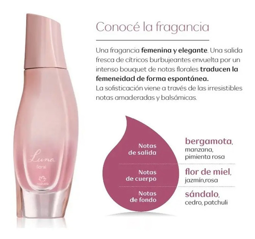 Natura Luna Floral Nuevo Eau De Parfum Femenino Perfume | MercadoLibre