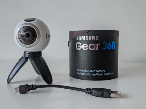Camara Samsung Gear 360 Sm-c200 2016 + Cable 