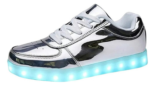 Zapatos Con Luz Led Para Hombres Y Mujeres Estudiantes Z [u]