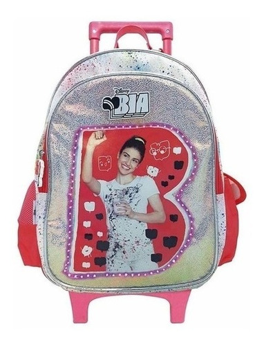 Mochila Carro Disney Bia Con Luz 16 Pulgadas Bi010