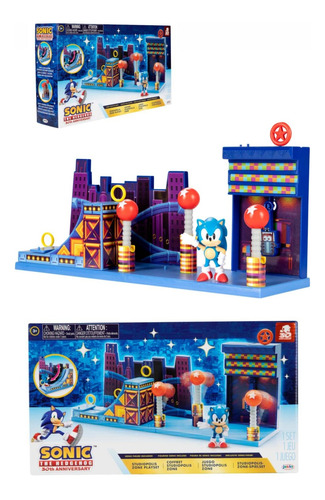 Figura De Acción Sonic Centro De Juegos Original 