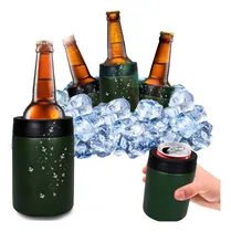 Comprar Cubre Lata Térmico Slim Company Funda Para Latas De 350 Ml Porta Latas Refresco Y Cerveza Frías Color Verde