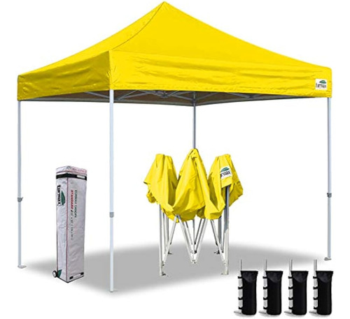 Eurmax 10'x10 'ez Pop Up Canopy Tent Toldos Comerciales Inst