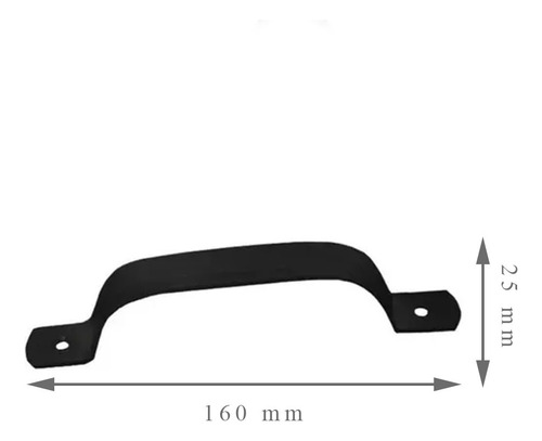 Manijas Cromatizado Varios Usos 25x160mm B