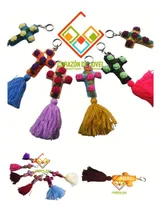 Comprar 36 Llaveros De Cruces Bordadas A Mano\u002Fartesanales De Chiapas