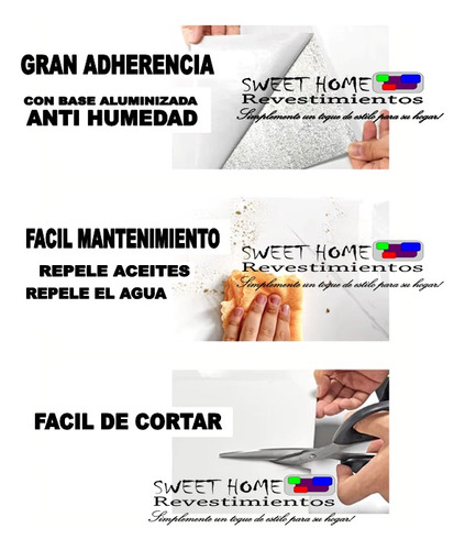 Revestimiento Pvc Anti Humedad Simil Marmol 4 A Eleccion