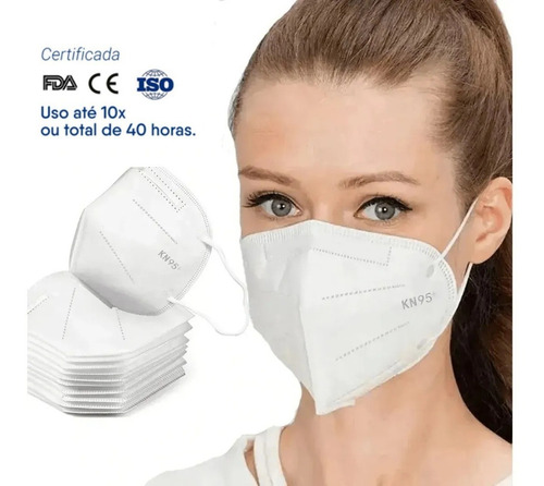 Imagem 7 de 9 de Kit 10 Máscara Respiratoria Proteção Pff2 Kn95 - Original