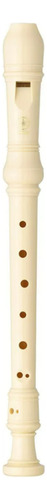 Flauta Dulce Soprano Escolar Color Crema