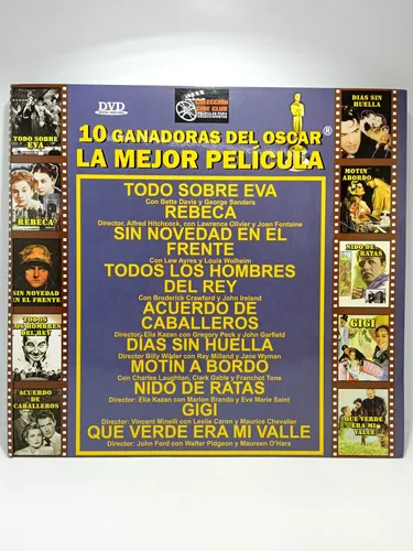 10 Ganadoras Del Óscar La Mejor Película - Dvd - Colección