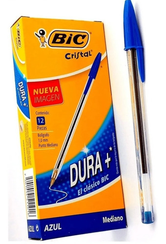 Esfero Bic Cristal Azul X12 Unidades X5 Cajas