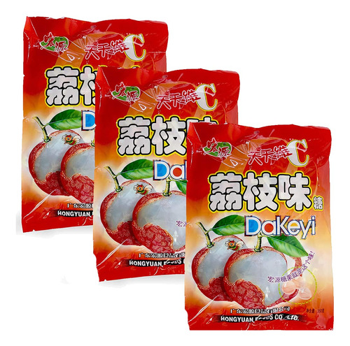 Hong Yuan Classic Hard Candy 12.3 Oz/350 G (lichi, Paquete D