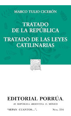 Tratado De La República · Tratado De Las Leyes Cat . 774633