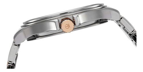 Titan Workwear - Reloj Cronógrafo Para Hombre, Cuarzo, Resistente Al Agua, Correa De Acero Inoxidable Plateada, Esfera Marrón, Funciones De Cronógrafo
