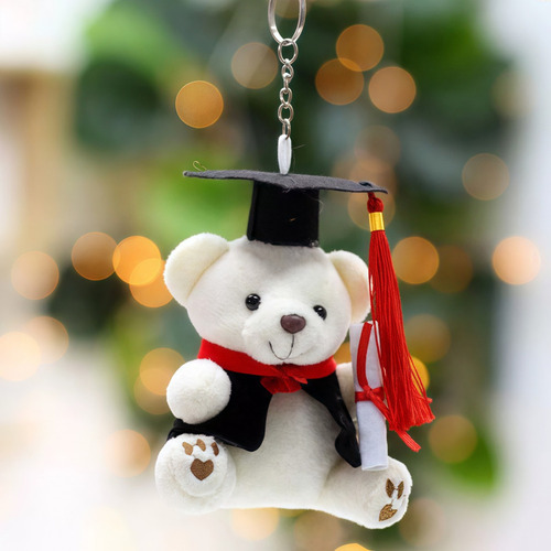 Bonito Colgante De Oso De Peluche, Regalo De Graduación