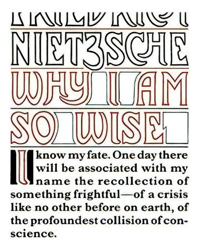 Why I Am So Wise (penguin Great Ideas), De Nietzsche, Friedrich. Editorial Penguin Books, Tapa Blanda En Inglés