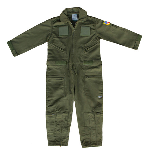 Ropa De Soldado Traje De Vuelo Mediano (8) (verde Od)