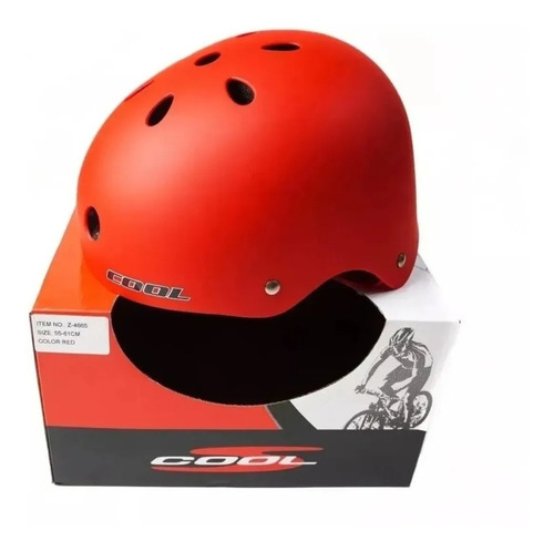 Imagen 2 de 4 de Casco Bicicleta Skate Cool Urbano Bmx Regulable Profesional