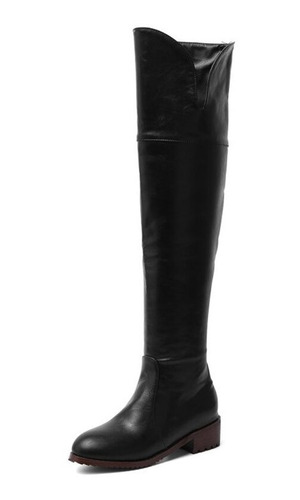 Botas De Mujer Heels The Over Knee Cat Low Reave Square 2023