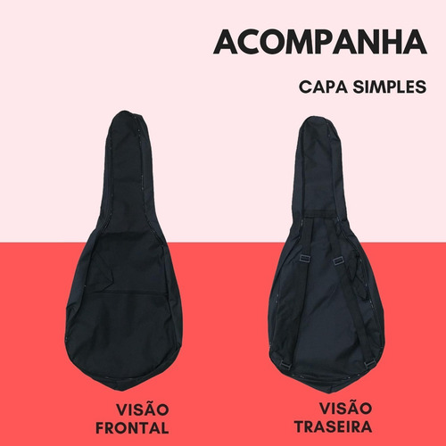 Imagem 5 de 8 de Violão Giannini Nylon Acústico N6 Infantil 3/4 Kit Completo