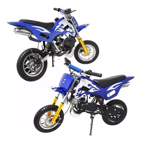 Mini Moto Infantil Gasolina 2 Tempos 49CC Cross Trilha Off Road