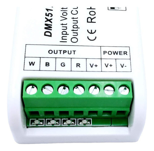 Mini 4 Chanel Decodificator Dmx 512 Rgbw Controller 16a